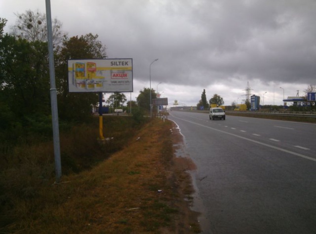 Щит 6x3,  Траса Житомир-Київ. Перед заправкою ОККО,напрямок на Житомир ст.Б