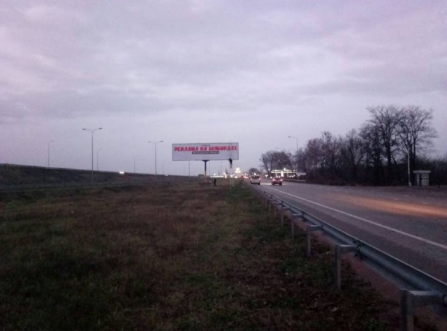 Щит 12x3,  Розвилка в с.Глибочиця № 3. Напрямок на Київ ст.А