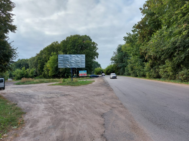 Щит 6x3,  Попільня Каштанова 45, біля ж-д переїзду ст.Б
