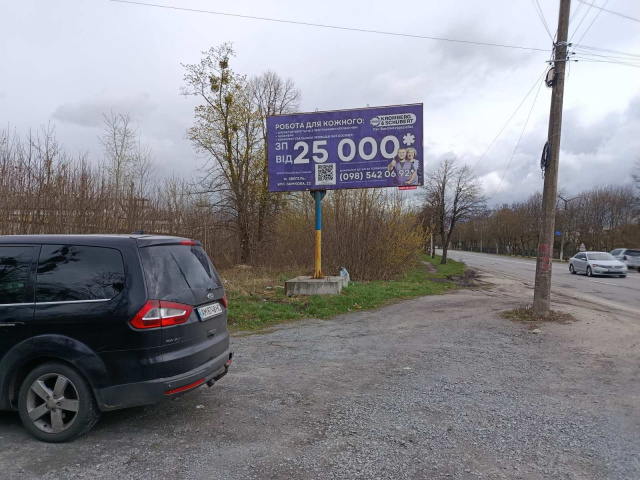 Щит 6x3,  Звягель вул.Житомирська 102, напрямок з міста на Житомир ст.Б