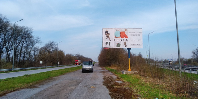 Щит 6x3,  В'їзд в Звягель,зі сторони Житомира, напрямок на м.Рівне(гусь) ст.Б