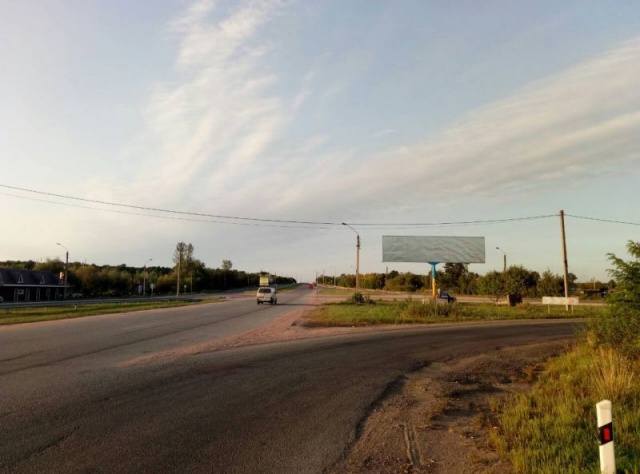 Щит 12x3,  Траса Житомир-Вінниця. Розвилка перед Бердичевом. Напрямок на Житомир ст.А