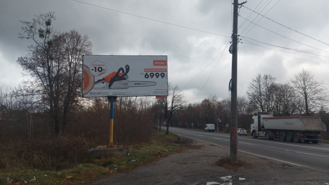 Щит 6x3,  Звягель вул.Житомирська 102, напрямок з міста на Житомир ст.Б