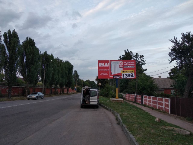 Щит 6x3,  Коростень в.Жовтнева 30, біля заправки ВОГ, ст А