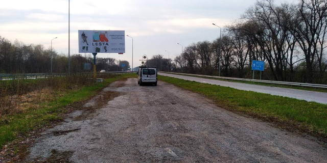 Щит 6x3,  Виїзд зі Звягеля в сторону м.Житомир(гусь) ст.А